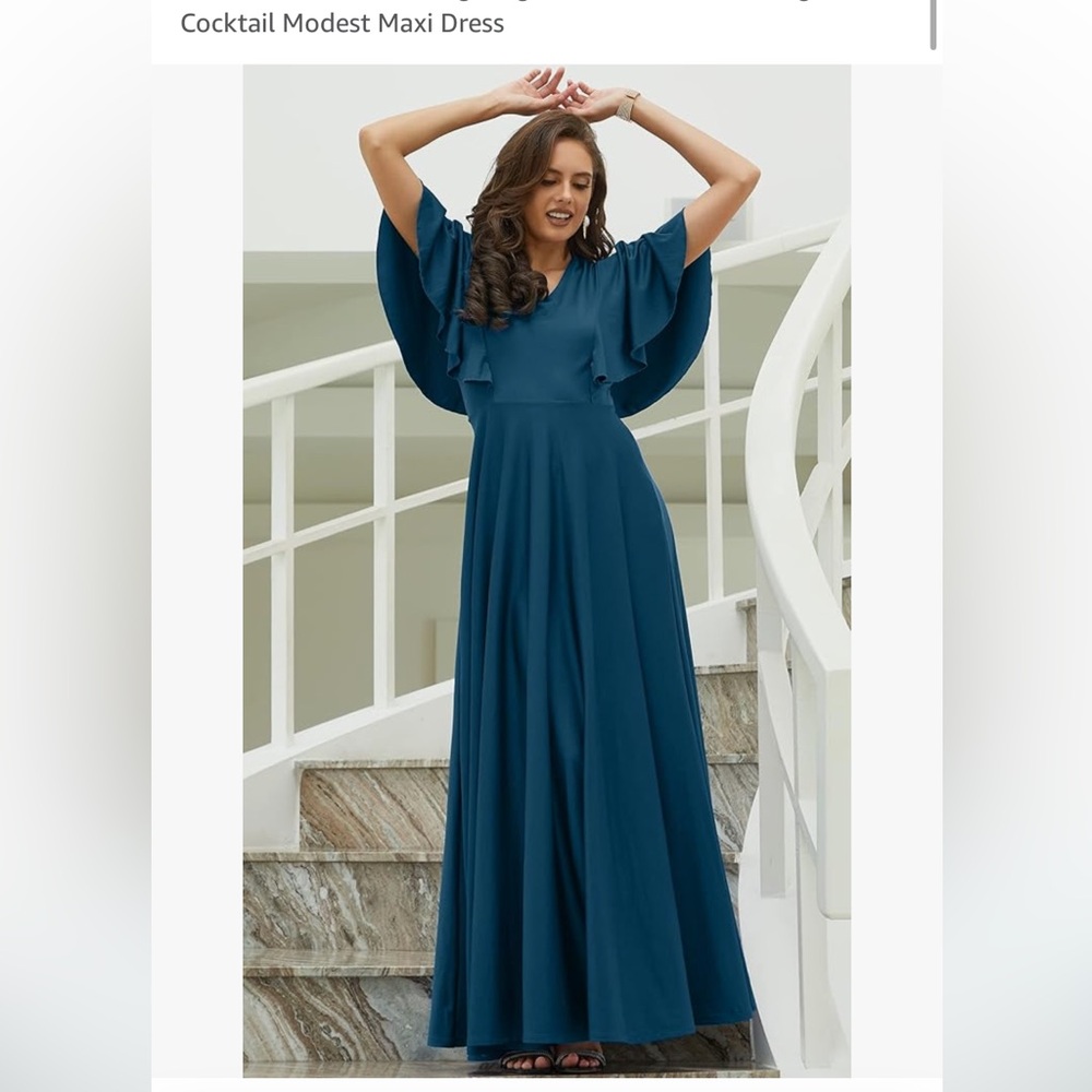 NWT Amazon Formal Evening Full Length Dress Gown